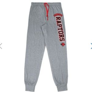 NEW NBA Toronto Raptors light track pants or sleep pants